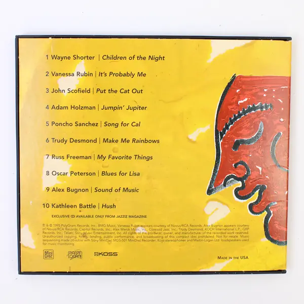 Jazziz On Disc Exclusive CD 10 Tracks by Various Artists December 1995
