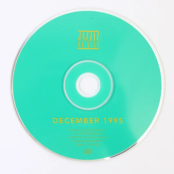 Jazziz On Disc Exclusive CD 10 Tracks by Various Artists December 1995