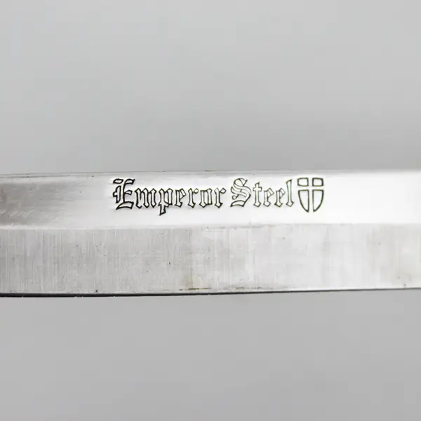 Emperor Steel Straight Edge 10" Stainless Steel Kitchen Knife Wooden Handle Good