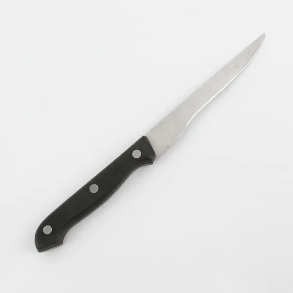 Lot of 2 Straight Edge Unbranded Kitchen Knives With Handles 8" & 9.75"