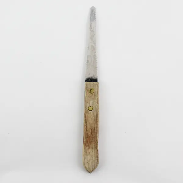 VTG Ekco Stainless Double Sided Serrated Grapefruit Knife Wooden Handle 7.5" 
