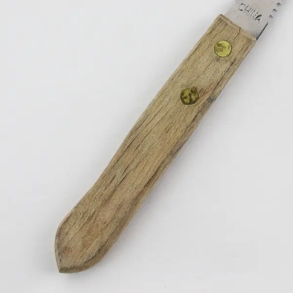VTG Ekco Stainless Double Sided Serrated Grapefruit Knife Wooden Handle 7.5" 