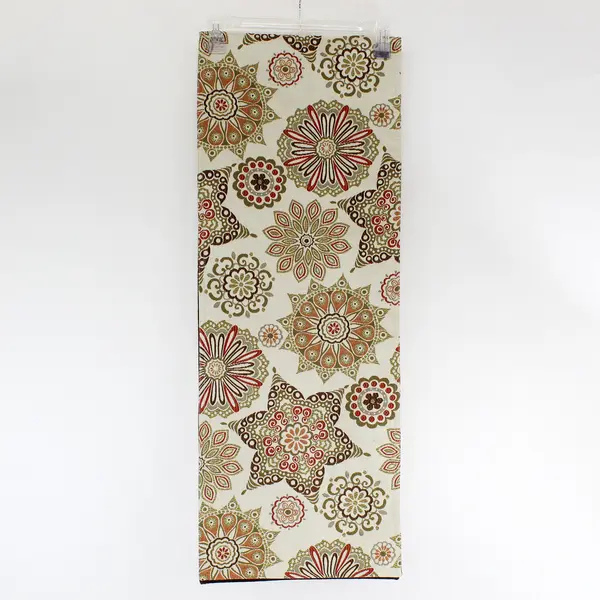 Multicolor Embroidered Boho Mandala Table Runner 13" x 70"