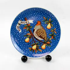 JCPenney 1972 Noel Partridge in a Pear Tree Christmas Collector Plate 8"