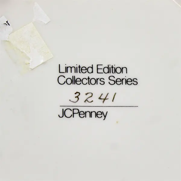 JCPenney 1972 Noel Partridge in a Pear Tree Christmas Collector Plate 8"