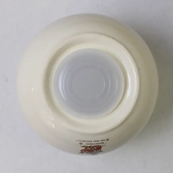 Royal Doulton 1936 Bunnykins Rabbits Cute Small Round/Sphere Ceramic Piggy Bank