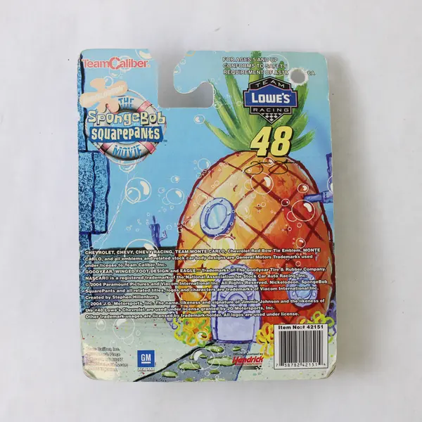 Team Caliber Jimmie Johnson #48 SpongeBob Lowe's NASCAR Diecast Car