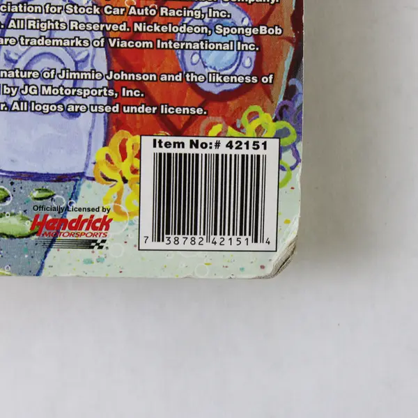 Team Caliber Jimmie Johnson #48 SpongeBob Lowe's NASCAR Diecast Car