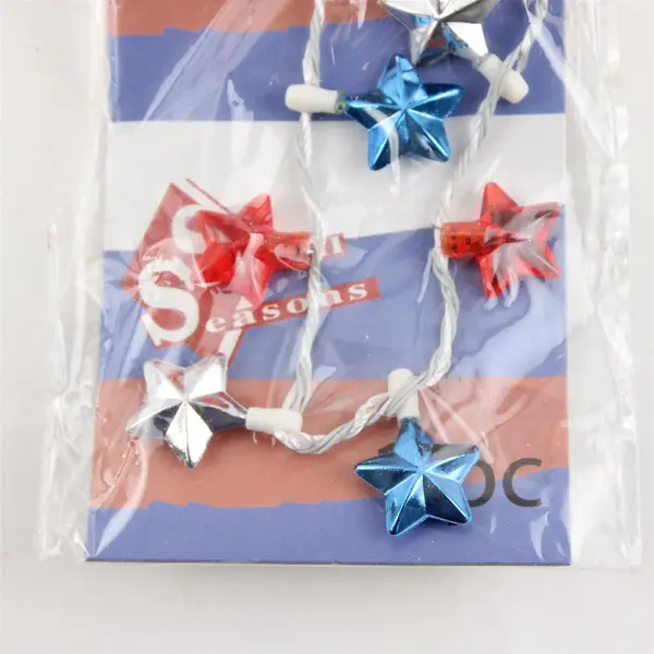 Kid's Light Up Patriotic Necklace 2007, #4070, New