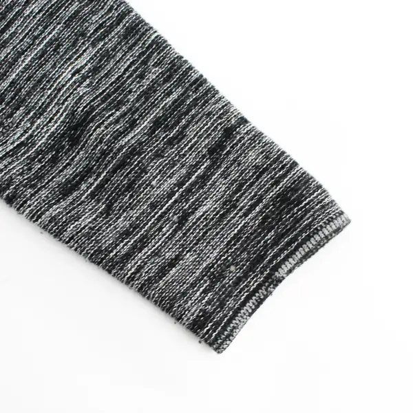 Ellen Tracy Black/White Color Long Sleeve Woven Sweater Women's Size XL