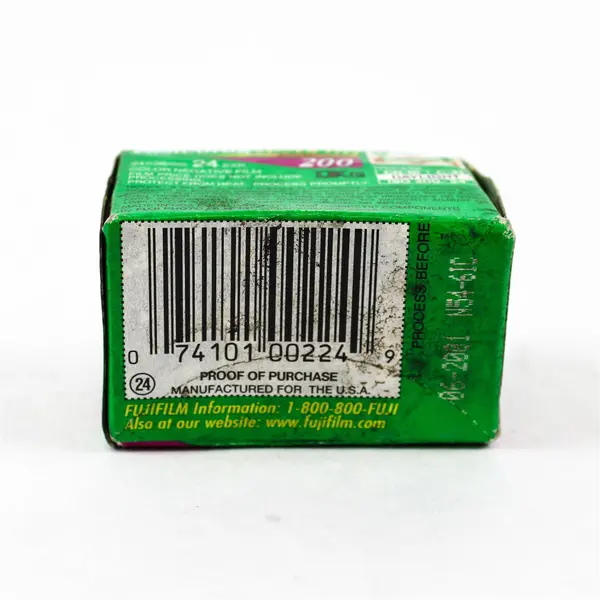 Lot of 2 Fujifilm Super HQ 200 35mm 24exp Color Film - New Sealed