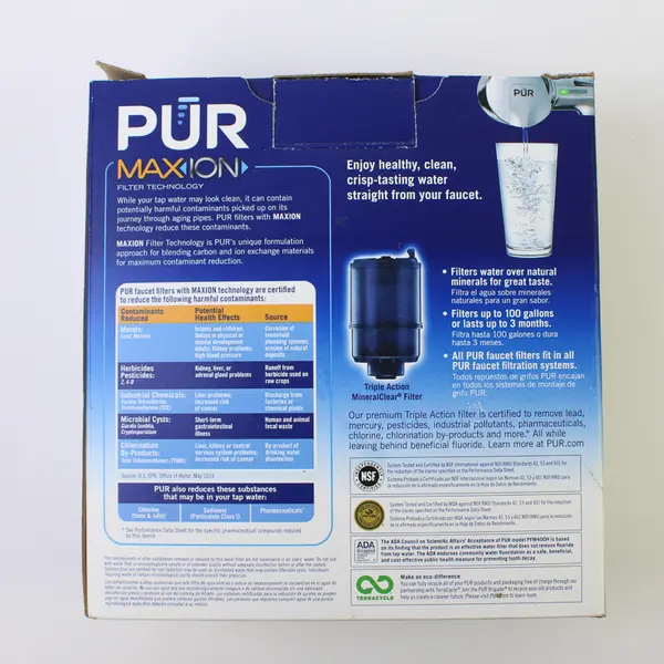 PUR Maxion Faucet-Mounted Water Filtration System New Kitchen