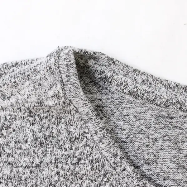 Old Navy Gray Marled Knit Short-Sleeved Top Women's XL