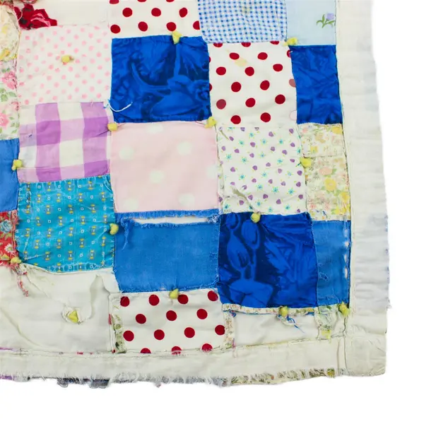 Antique 1930's - 40's Feed Sack Quilt for Repair Restoration