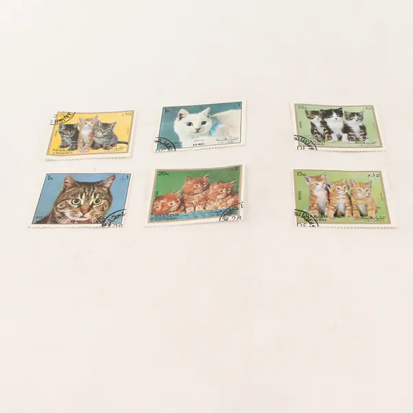 Lot Of 6 Sharjah UAE Cat Stamps Mint Original Gum Canceled To Order 1970s