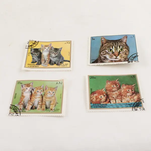 Lot Of 6 Sharjah UAE Cat Stamps Mint Original Gum Canceled To Order 1970s