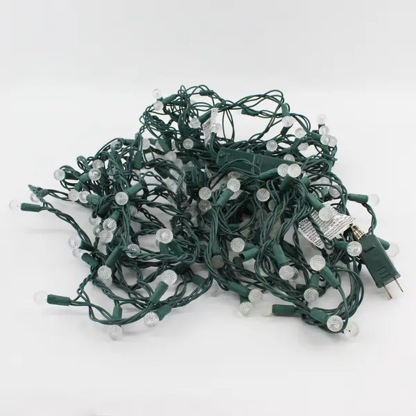 Lot Of 3 UL Warm White String Lights W/ Green Cord 2 YL-L2KC-22 & YL-LCK1-22R