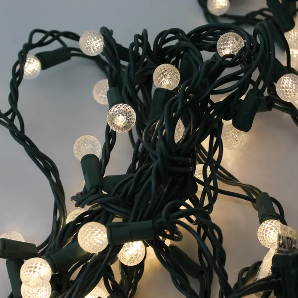 Lot Of 3 UL Warm White String Lights W/ Green Cord 2 YL-L2KC-22 & YL-LCK1-22R