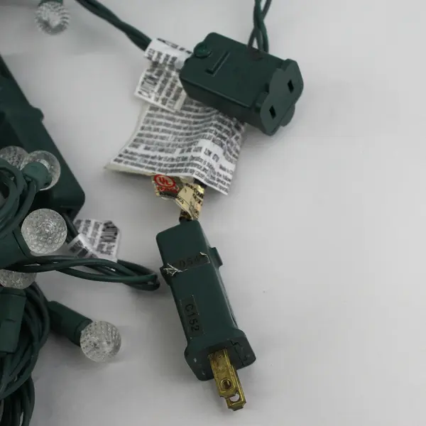 Lot Of 3 UL Warm White String Lights W/ Green Cord 2 YL-L2KC-22 & YL-LCK1-22R
