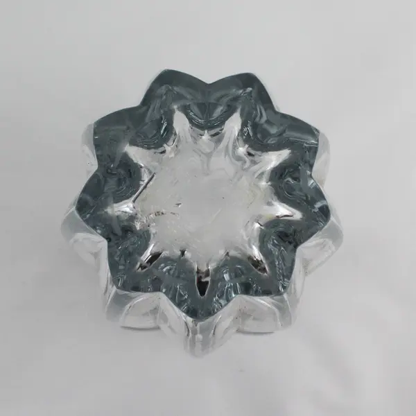 Unbranded/Unmarked Clear Glass Large/Tall Bouquet Vase 14" Tall 7.5" Diameter