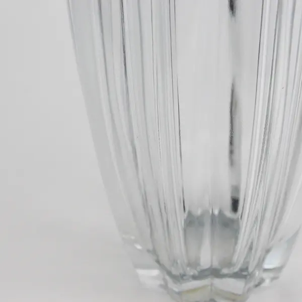 Unbranded/Unmarked Clear Glass Large/Tall Bouquet Vase 14" Tall 7.5" Diameter