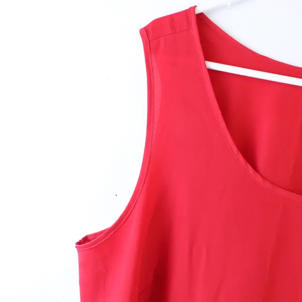 Faded Glory Scarlet Red Scoop Neck Tank Top Women's 2X 18W-20W