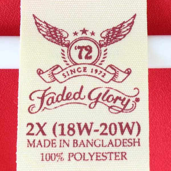 Faded Glory Scarlet Red Scoop Neck Tank Top Women's 2X 18W-20W