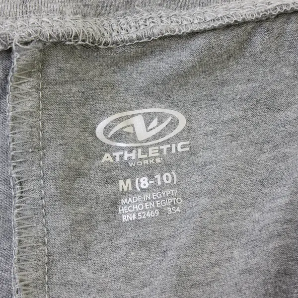 Athletic Works Gray Activewear Sweatpants Women's Medium 8-10