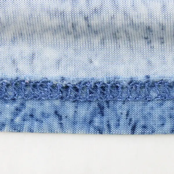 Cocomo Blue Roll-Tab Sleeve Top Women's 3X