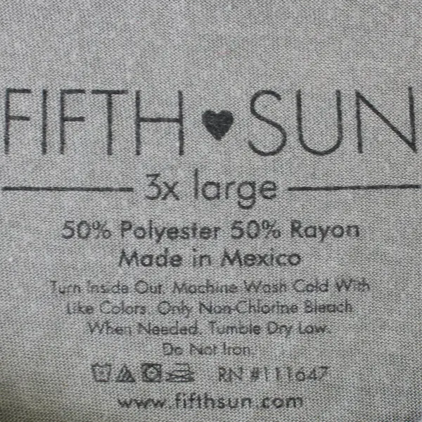 Fifth Sun American Flag Arrow Graphic Gray Tank Top Women's 3X