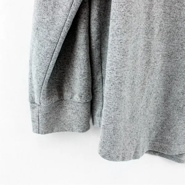  Unbranded Gray Knit Long Sleeve Sweater Top 100% Polyester Women's Size 2XL