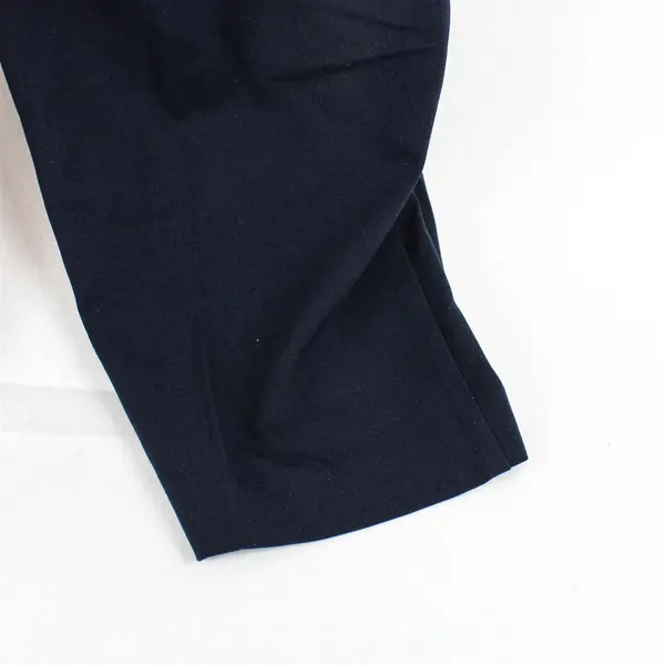 Briggs Solid Navy Blue Color Elastic Waistband Loose Fit Pants Women's Size 14