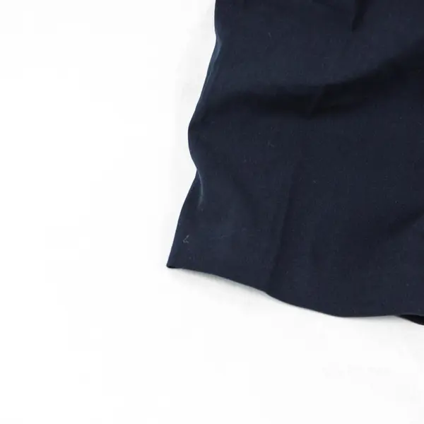 Briggs Solid Navy Blue Color Elastic Waistband Loose Fit Pants Women's Size 14