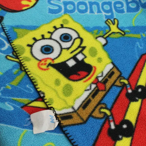 SpongeBob Throw Blanket 46x60 Pre-Owned Lightweight