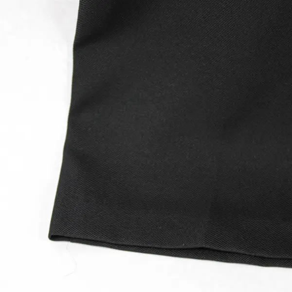 Alfred Dunner Black Elastic Waistband Loose Fit Pants 100% Polyester Women's 14