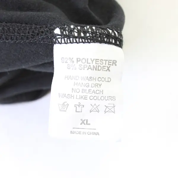 Lot of 2 Solid Black Activewear Leggings with Pockets Women's Size XL