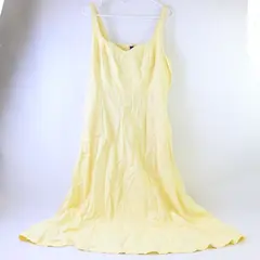 Old Navy Butter Yellow Sleeveless Empire Waist Long Dress Women's Large