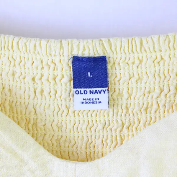 Old Navy Butter Yellow Sleeveless Empire Waist Long Dress Women's Large