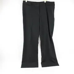 Ann Taylor LOFT Women's 14 Black Curvy Dress Trouser Straight Leg Dress Pants
