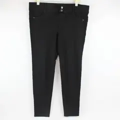 Democracy Artisan Crafted Women's 14 Black Skinny Stretch Dress Pants