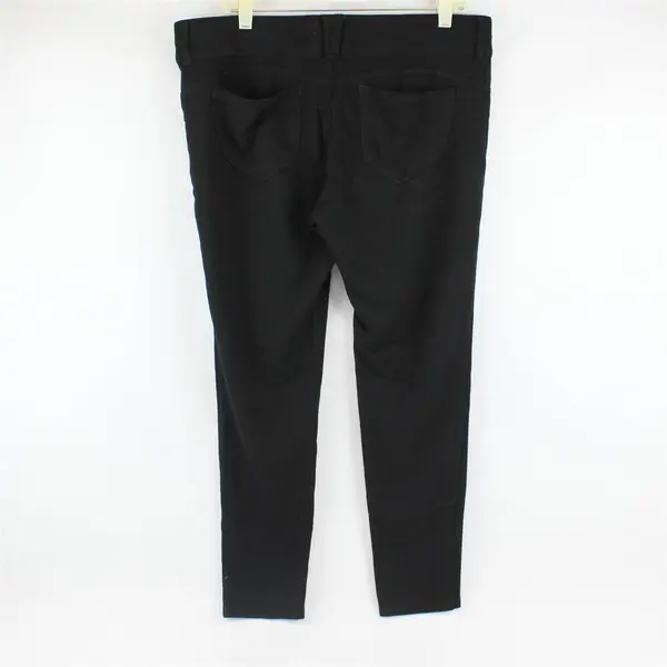 Democracy Artisan Crafted Women's 14 Black Skinny Stretch Dress Pants