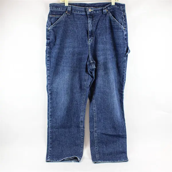 Vintage Lee Riders Women's 38x30 Medium Wash Denim Carpenter Pants