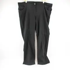 89th & Madison Women's 20 Black Stretchy Straight Leg Slacks Dress Pants
