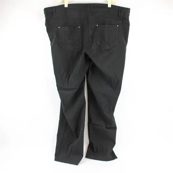 89th & Madison Women's 20 Black Stretchy Straight Leg Slacks Dress Pants