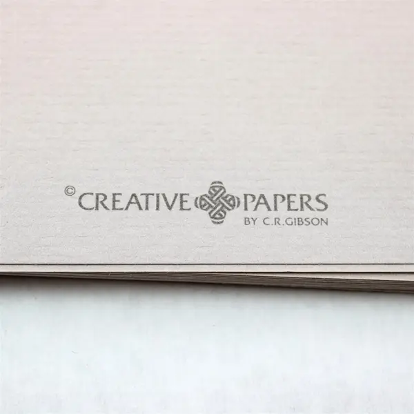 Set of 13 Creative Papers Beige Thank You Notecards with Envelopes