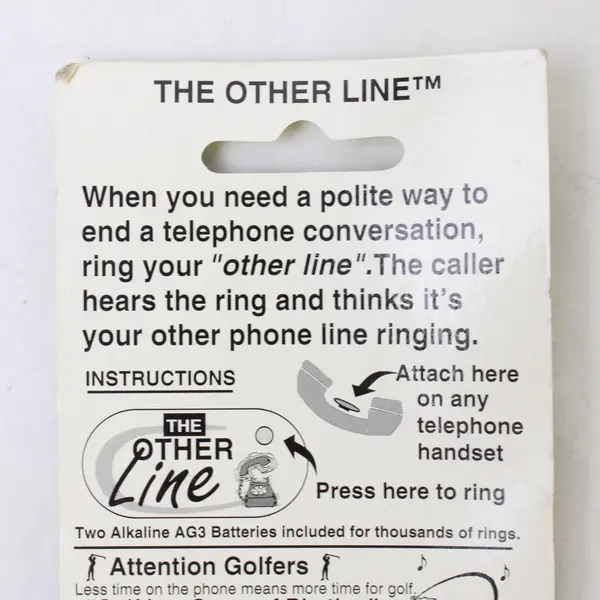 Vintage "The Other Line" Telephone Novelty Gadget