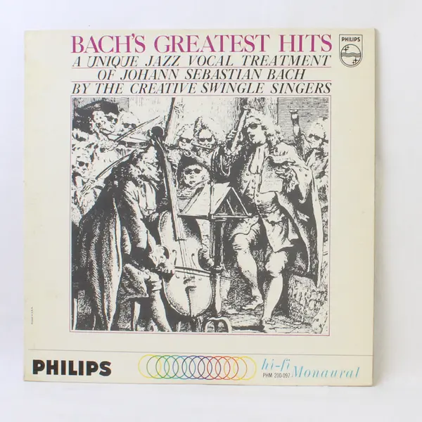Bach's Greatest Hits Jazz Vocal Treatment 12" Vinyl Record