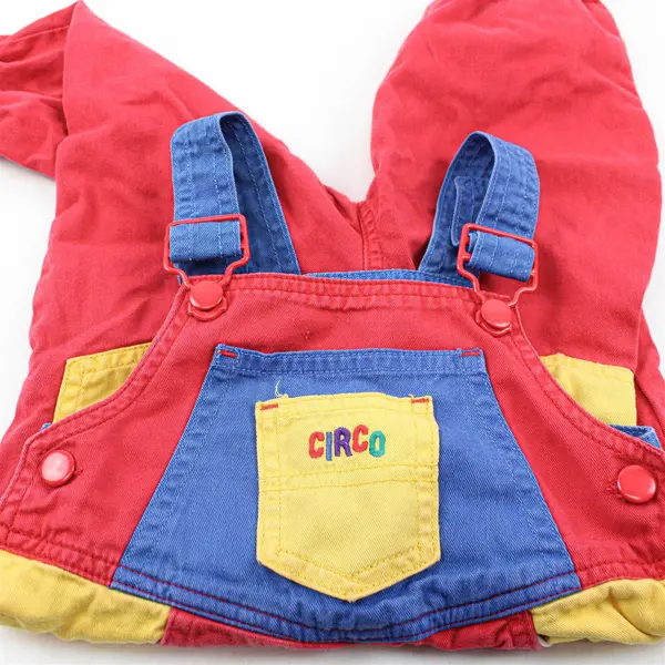 Circo Primary Color Colorblock Overalls Toddlers Size 3T