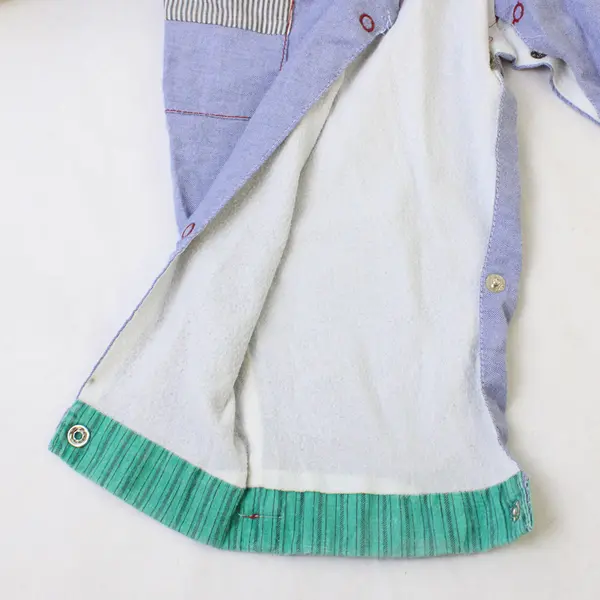 Vintage Train-Themed Applique Coveralls Baby's Size 24M Flawed
