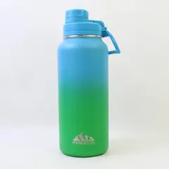 HydroPeak Blue/Green Double Wall Insulated Stainless Steel Water Bottle 32 Oz